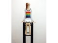 虹色夢見坐像　seated rainbow dreamy figure 正面.JPG